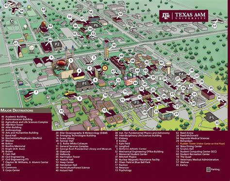 texas a&m virtual map.